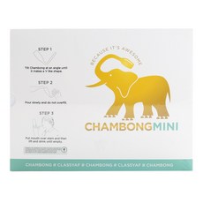 CHAMBONG 迷你玻璃杯 9.9 x 9.9cm, 1個, 透明