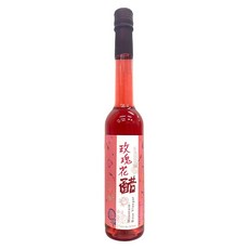 埔里鎮農會 玫瑰花醋 調理醋 濃郁芳香 水果醋 套水稀釋 無毒玫瑰花瓣 糯米醋, 375ml