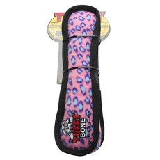TUFFY Ultra Stone Bon 小狗毛絨玩具, 1個, 粉色的