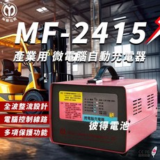 麻聯電機 MF-2415 微電腦自動充電器 適用於洗地機 堆高機 電瓶充電, AC220V