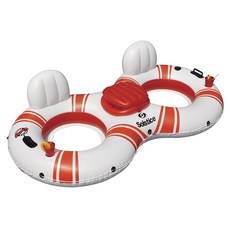 Solstice Solstice Super Chill River雙人成人用充氣船 with Cooler, 1個, 混色