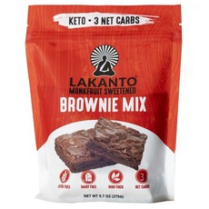 LAKANTO 布朗尼預拌粉, 1個, 275克