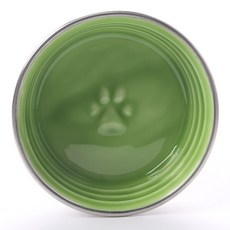 LovingPets 供 Le Ball 狗使用的陶瓷餐具 XS, 1個, 黃綠色