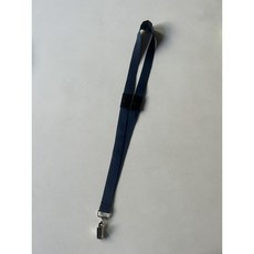 【富巨金】極安全設計識別證帶 20mm高速帶 2cm寬高速帶 特多龍材質 頸後安全扣 平面安全扣 旋轉金屬夾, 海軍藍