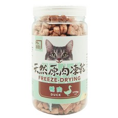 Mr.凍乾 貓用天然原肉凍乾 鴨肉口味 170g 零添加, 詳見包裝, 詳見包裝, 詳見包裝, 鴨肉-罐裝170g