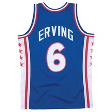 mitchell & ness 費城76人隊 Julius Erving 球迷版球衣 籃球上衣