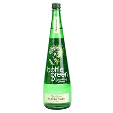bottle green 接骨木花起泡壓榨飲料, 1個, 750ml