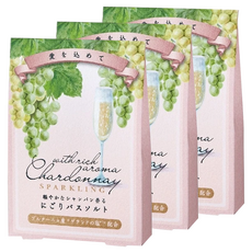 香氛沐浴鹽迷你禮盒組 夏多內氣泡葡萄飲香, 3個