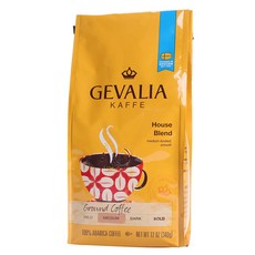 GEVALIA 阿拉比卡中度烘焙綜合研磨咖啡豆, 340克