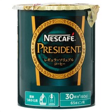 NESCAFE 雀巢咖啡 President微研磨黑咖啡補充罐, 60g, 1個, 1件