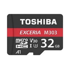 TOSHIBA 東芝 EXCERIA M303 32GB A1 高速記憶卡 MicroSD 記憶卡, 1個