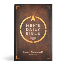 (英文圖書) CSB Men's Daily Bible Hardcover 精裝版, Holman Bibles, 英文