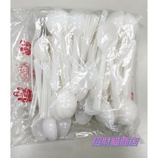 台灣製 大茶匙 湯匙 免洗餐具 免洗湯匙 100入, 1套裝, 100個裝