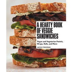 (英文圖書) A Hearty Book of Veggie Sandwiches: Vegan and Vegetarian Paninis Wraps Rolls and More 精裝版, Sasquatch Books, 英文