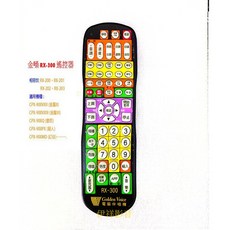 金嗓原廠遙控器 RX-300, 遙控器不含皮套