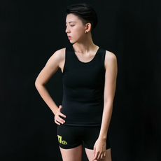 T-STUDIO U領小蛙I拉鍊全身束胸內衣 舒適透氣 平胸內衣