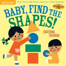(英文圖書) Indestructibles: Baby Find the Shapes! 平裝版, Workman Publishing, 英文