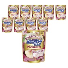 MORINAGA 森永 HI-CHEW 嗨啾 Q彈軟糖 清水白桃口味, 10個, 35g
