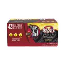 Folgers 黑絲咖啡粉深度烘焙 42 粒, 39.7克, 研磨咖啡