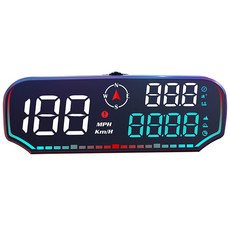 領先者 G14 GPS定位 LED大字體 抬頭顯示器 HUD 車用抬頭顯示器, 1套, 不限車型