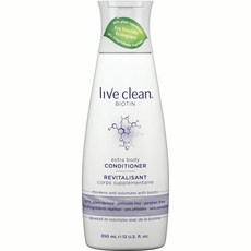 live clean 生物素Extra身體潤膚乳 第2步&豐盈, 1個, 350ml