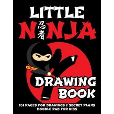 (英文圖書)Little Ninja Drawing Book - Doodle Pad for Kids: 101 Pages for Drawing & Secret... 平裝版, Independently Published, 英文