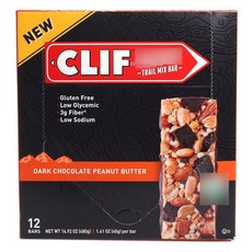 CLIF 綜合能量棒, 40g, 12入, Dark Chocolate Peanut Butter