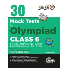(英文圖書) 30 Mock Test Series for Olympiads Class 6 Science Mathematics English Logical Reasoning G... 平裝版, Aiets Com Pvt Ltd, 英文