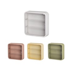 壁掛公仔展示盒【SN0880】模型公仔收納盒 壁掛展示架 防塵公仔盒, 1個