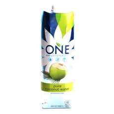O.N.E 一瓶純椰子水, 1個, 1L