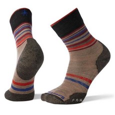 【Smartwool】男 PhD戶外輕量減震印花中筒襪｜登山健行襪, 棕色