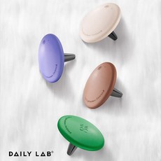 Daily Lab 小羊皮車載香氛盒 (套裝組) - 車用香水，持久清新，多色可選, 復古棕,柑橘想泡茶