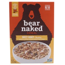bear naked 甜蜂蜜麥片, 1盒, 368g