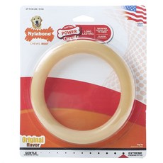 Nylabone Chew Best Power Ring寵物犬用玩具 原味, 1個, 單色
