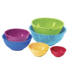OGGI Melamine彩色沙拉碗 6件組, 1個, 多