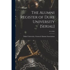 (英文圖書) The Alumni Register of Duke University [serial]; 16 (1930) 平裝版, Hassell Street Press, 英文