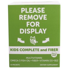 SMARTYPANTS vitamins 兒童完整和纖維複合維生素, 15入, 1個