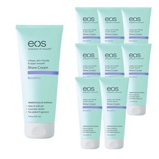 eos 敏感肌專用剃鬚霜, 9個, 207ml