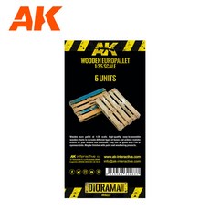 【阿魯的模型小窩】AK8230 雷雕木箱組 LASER CUT WOODEN SET, AK8227 雷雕木棧板組