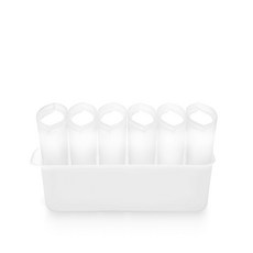 ZipTop 矽膠母乳儲存袋, 母乳儲存袋 6入+冷凍托盤, 1組