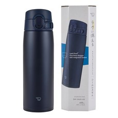 ZOJIRUSHI 象印 彈蓋式輕量保溫瓶, 海軍藍, 600ml, 1個