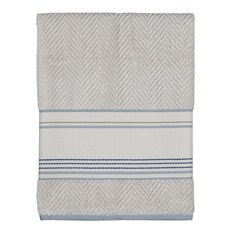 CREATIVE BATH 柚木條紋浴巾, 1個, 混色
