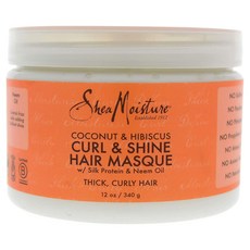 Shea Moisture 椰子木槿髮膜, 1個, 340克