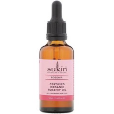 sukin 玫瑰果油乾燥&壓力肌膚類型, 1個, 50ml