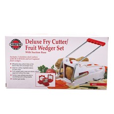 NORPRO Deluxe Fry Cutter 水果 Wezer 2 件套切片機, 白色的, 1個