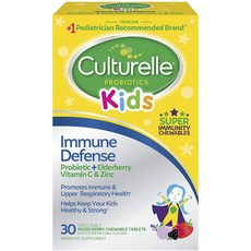 Culturelle 乳酸菌咀嚼錠 綜合莓果口味, 1組, 30顆