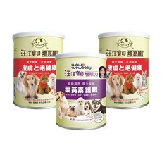 汪汪寶貝 營養全方位組合 350g 任選三罐+一罐, 1套裝, 增亮麗、增眼力、增骨力, 3份