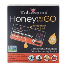 Wedderspoon 生麥盧卡蜂蜜, 5g, 24入