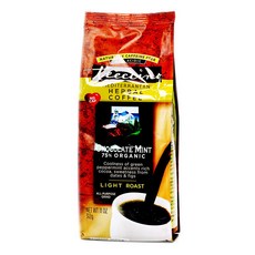 teeccino 無咖啡因輕度烘焙烤巧克力薄荷咖啡豆, 312克, 未研磨