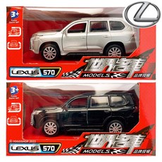 鼎豐 世界名車 LEXUS LX570 模型車 (紅盒) 回力合金車, 隨機配色